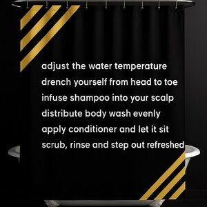 Adidas inspired Shower Curtain